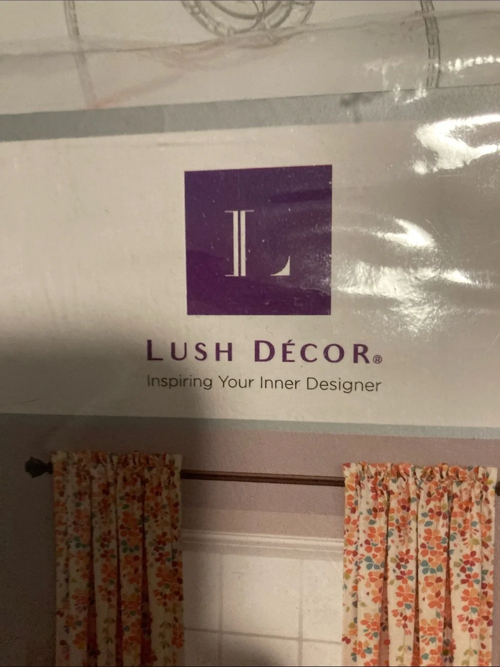Lush Decor Floral Light-Filtering Window Panels - Multicolor